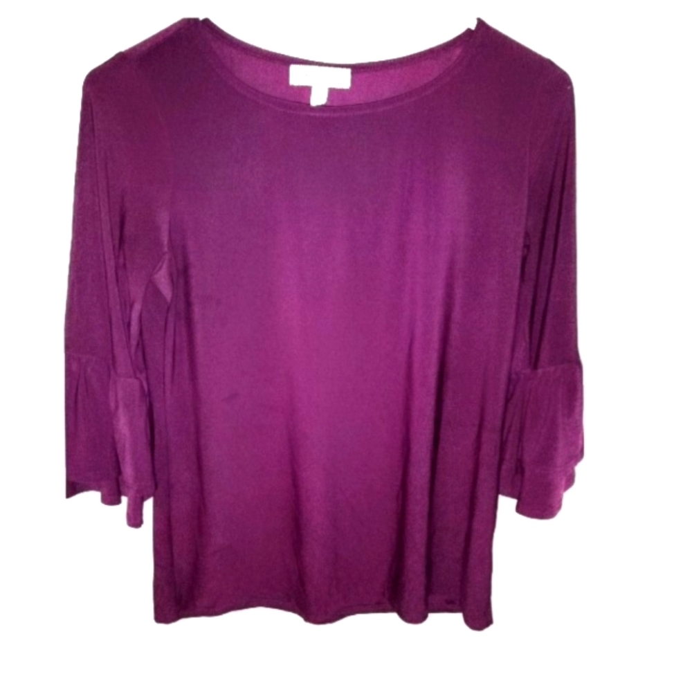 Sleek Violet Blouse